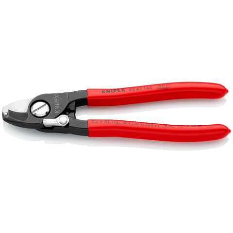 KNIPEX 95 11 165 Cable Cutter Plastic-coated Browned 165 Mm - View #9