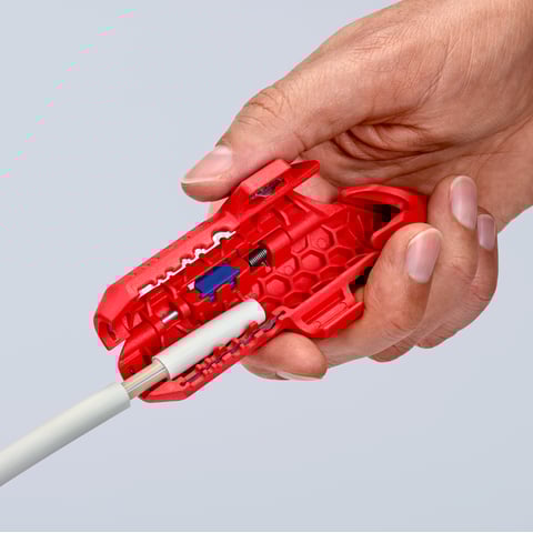 KNIPEX ErgoStrip® 汎用ストリップツール 右利き仕様 | 16 95 01 SB
