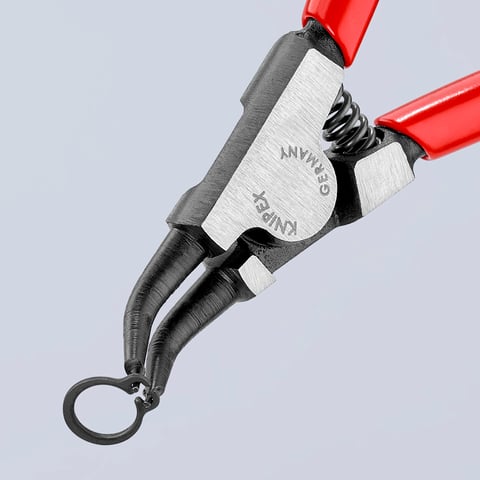 Circlip Pliers For external circlips on shafts 45° angled | KNIPEX