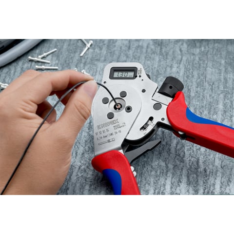 ビキールビキール Vierdorncrimpzange für gedrehte Kontakte | KNIPEX