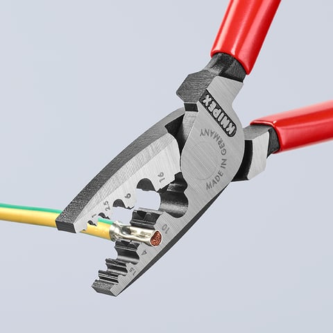 Crimping Pliers for wire ferrules | KNIPEX