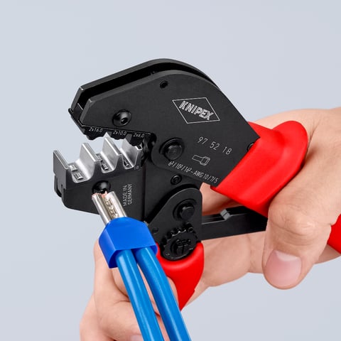 Crimping Pliers For two-hand operation | KNIPEX