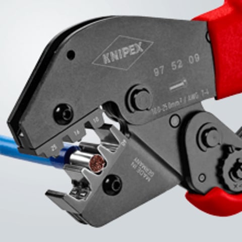Crimping Pliers For two-hand operation | KNIPEX