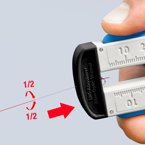 クニペックスのケーブルストリッパー 光ファイバー用ケーブルストリッパー | KNIPEX