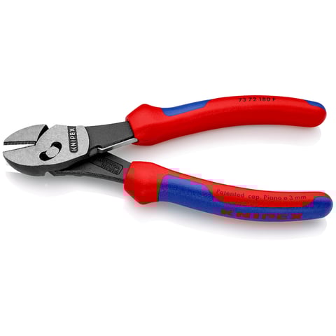 KNIPEX TwinForce® High Performance Diagonal Cutters With opening spring | 73 72 180 F
