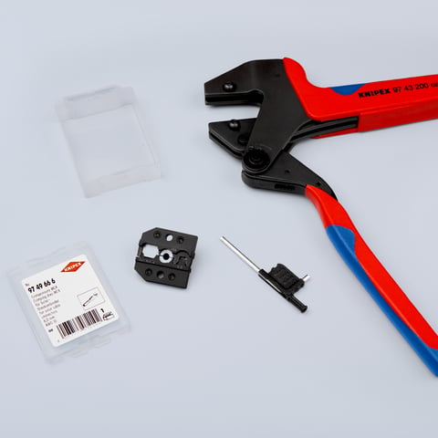 Crimping die for crimping system pliers For MC4®- and MC4® Evo 2