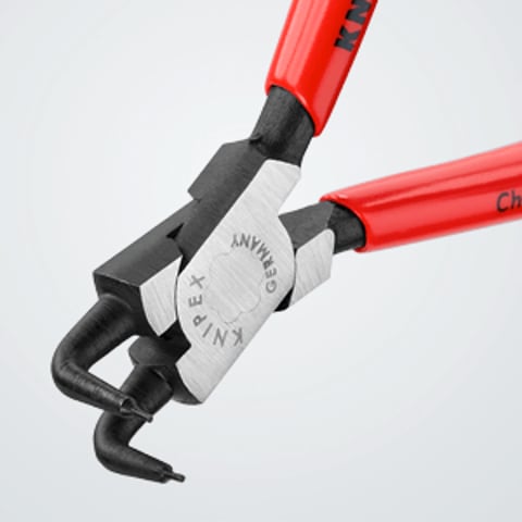 chapuri　0711 Internal 45° Angled Snap Ring Pliers-Forged Tips | KNIPEX Tools