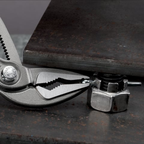 KNIPEX Cobra® ES Szczypce nastawne do rur z wydłużoną szczęką | 87 51 180