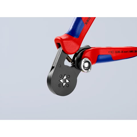 Self-Adjusting Crimping Pliers for wire ferrules With lateral access | 97 53 04