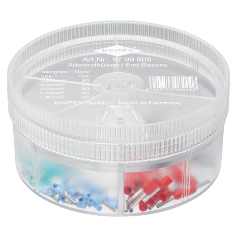 45-teiliges Set Drahtverbinder Mit Schrumpfschläuchen – Für 2–12 AWG, Messing, Inkl. Schraubenschlüssel