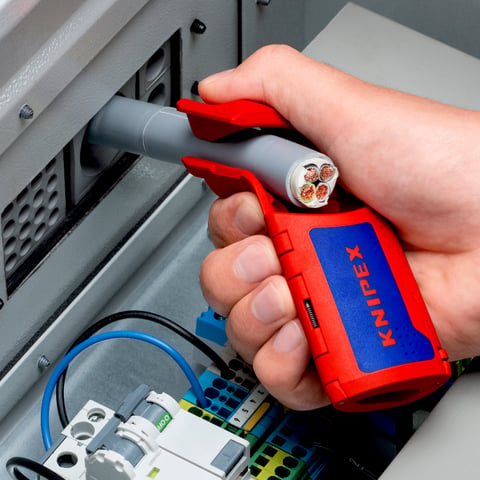 KNIPEX ErgoStrip® XL Universal-Abmantelungswerkzeug | 16 95 11