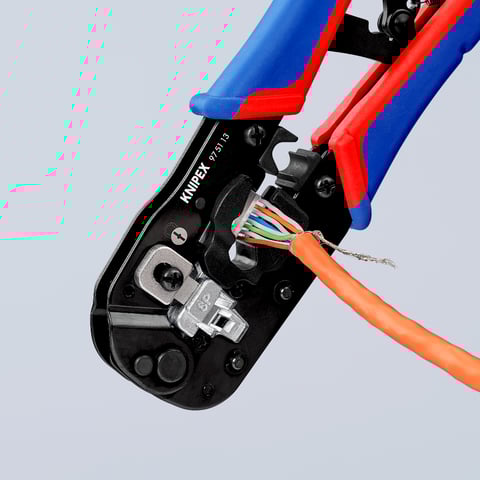 Crimpzange für RJ45-Westernstecker | 97 51 13