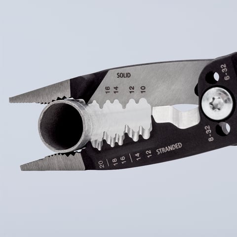 KNIPEX WireStripper Multifunktions-Elektrikerzangen Amerikanisches Modell | 13 72 8