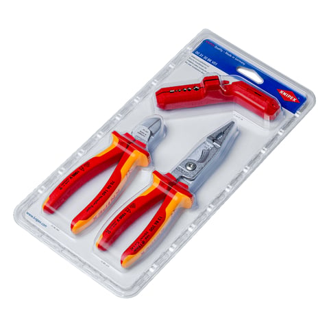 Knipex 3-delni električarski set - u blister pakovanju (00 31 30 bk V03 Knipex 3-delni električarski set - u blister pakovanju (00 31 30 bk V03