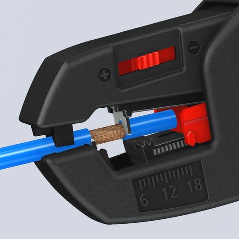 KNIPEX ComStrip Automatische Abisolierzange | 12 62 180