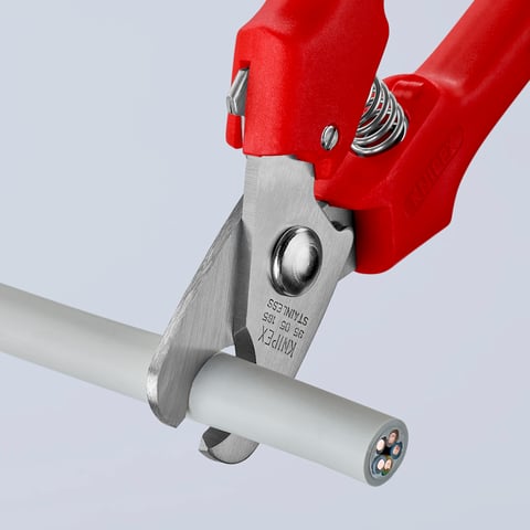 Cable Shears Handles extrusion plastic-coated | KNIPEX
