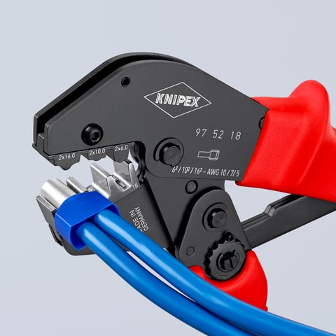 Crimping Pliers For two-hand operation | KNIPEX