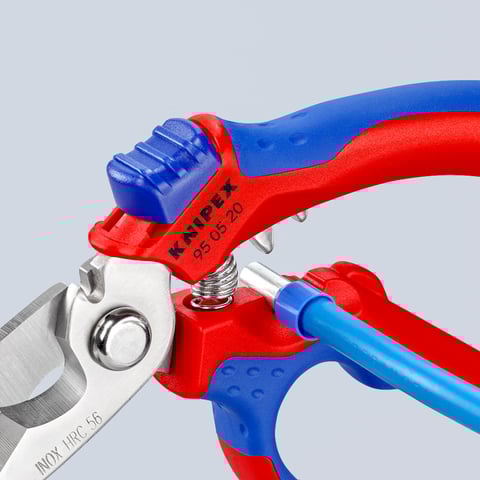 Gewinkelte Elektrikerschere | 95 05 20 SB