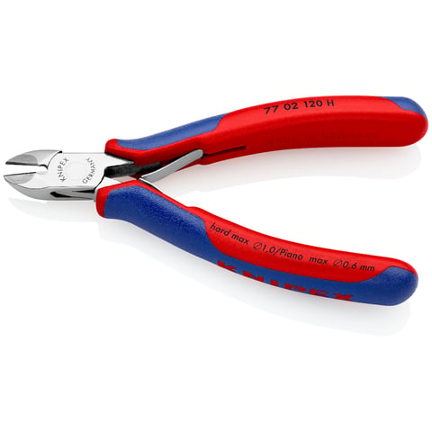Electronics Diagonal Cutter with carbide cutting edges | KNIPEX