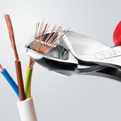 KNIPEX X-Cut® Compact Diagonal Cutter High lever transmission | KNIPEX