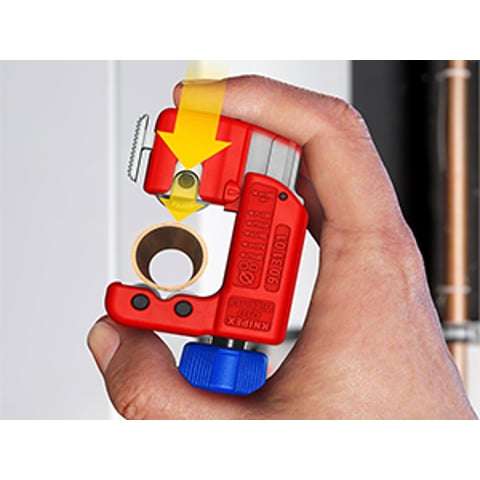 KNIPEX TubiX S Rohrabschneider 3 Zoll - Profi-Werkzeug Für Kupfer & Edelstahl