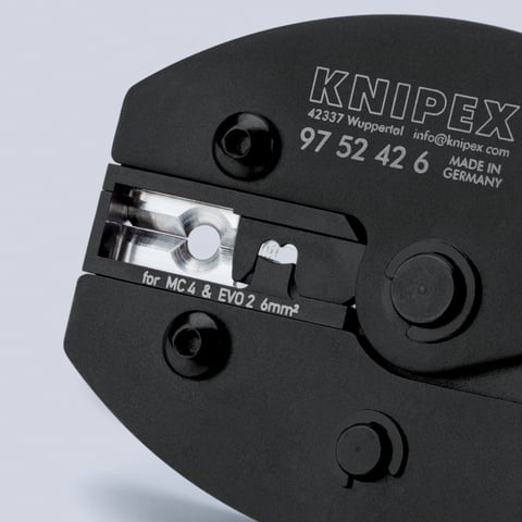 KNIPEX PreciForce® Crimpzange für MC4®-/MC4® Evo 2-Steckverbinder | 97 52 42 6