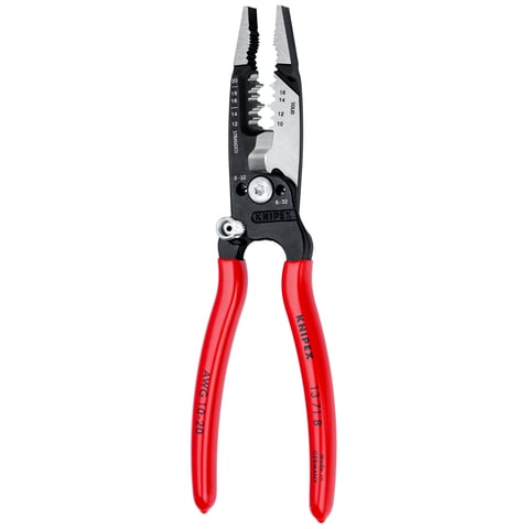 KNIPEX WireStripper Multifunktions-Elektrikerzangen Amerikanisches Modell | 13 71 8