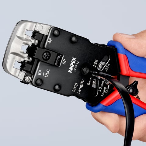 Crimping Pliers for Western plugs | KNIPEX