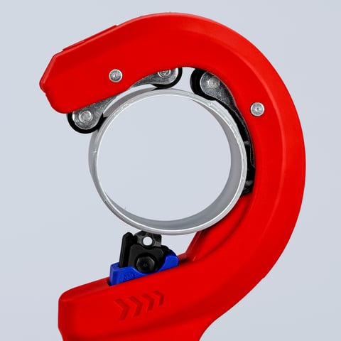KNIPEX DP50 Rohrschneider für dünnwandige Kunststoff-Abflussrohre | 90 23 01 BK