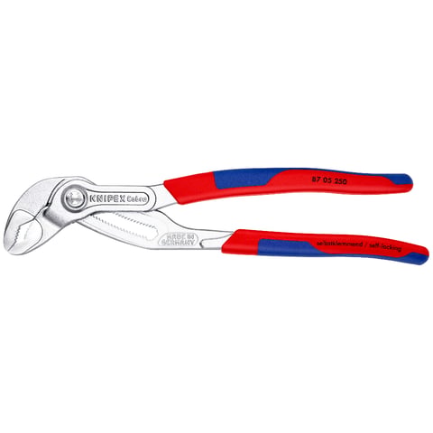 KNIPEX 87 26 250 T Cobra® VDE High-Tech Water Pump Pliers VDE Tether 250 Mm 04 6506