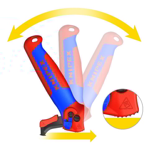 Stripping Knife With guide shoe and ratchet function | 16 50 145 SB