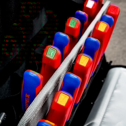 ColorCode Clips red (10 pieces) | KNIPEX