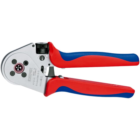 Knipex vierdoorn-krimptang voor gedraaide contacten van 0,14 t/m 6,0mm2 incl. koffer - Cable