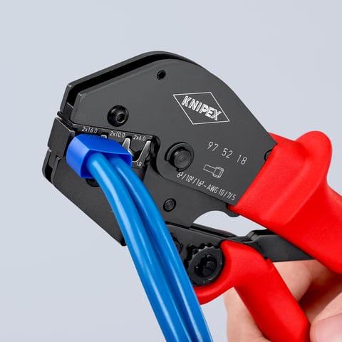 バッチ Crimping Pliers For two-hand operation | KNIPEX