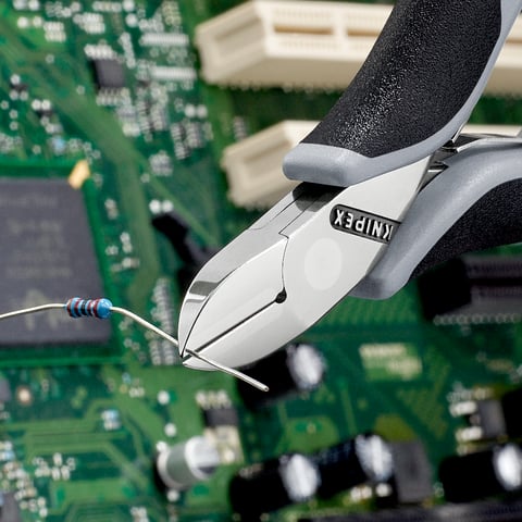 Elektronik-Seitenschneider ESD Mit durchgestecktem Gelenk | 77 02 115 ESD