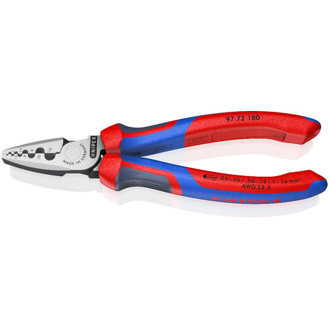 Crimping Pliers for wire ferrules | KNIPEX