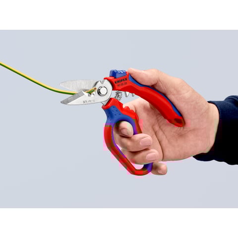 Gewinkelte Elektrikerschere | 95 05 20 SB