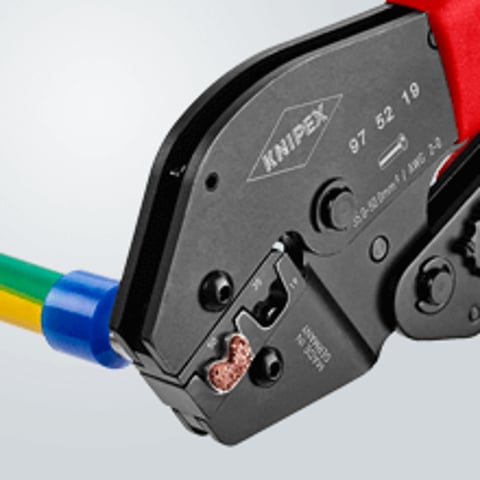 Crimping Pliers For two-hand operation | KNIPEX
