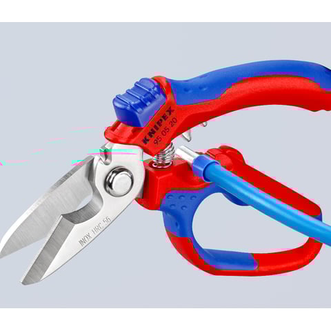 Gewinkelte Elektrikerschere | 95 05 20 SB