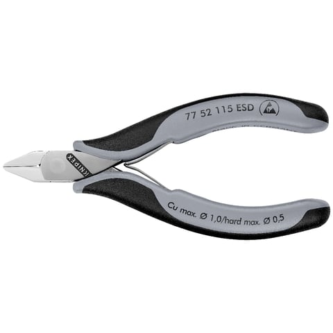 Electronics Diagonal Cutters ESD With box joint | 77 52 115 ESD