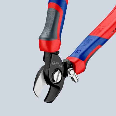 Cable Shears With opening spring | KNIPEX
