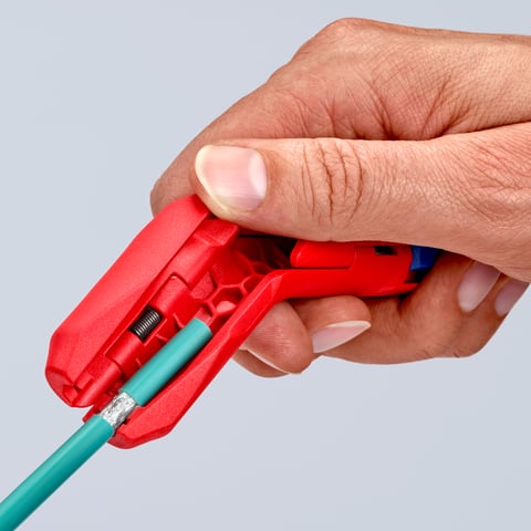 KNIPEX ErgoStrip® 汎用ストリップツール 右利き仕様 | 16 95 01 SB