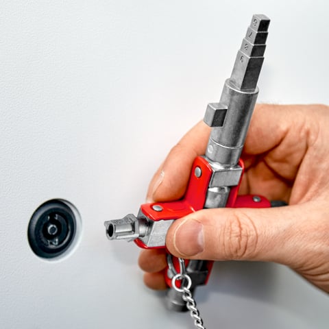 Universal Key "Construction" For all standard cabinets and shut-off systems | 00 11 06 V01