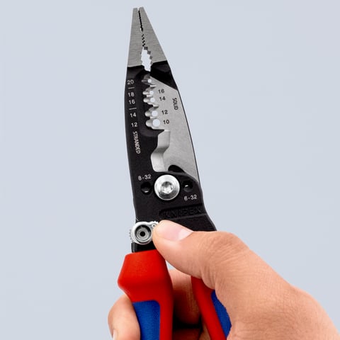 KNIPEX WireStripper Multifunktions-Elektrikerzangen Amerikanisches Modell | 13 72 8