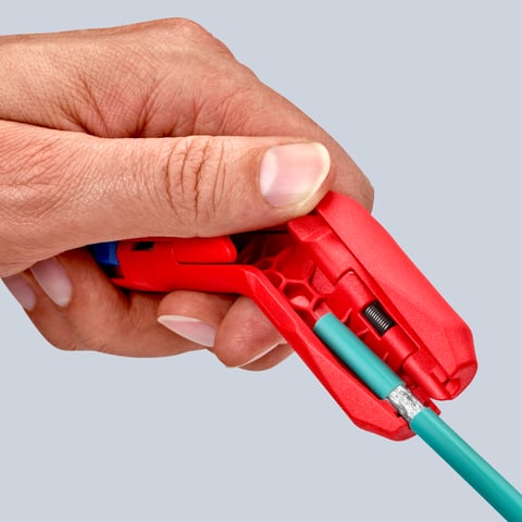 KNIPEX ErgoStrip® Universal-Abmantelungswerkzeug Für Linkshänder | 16 95 02 SB