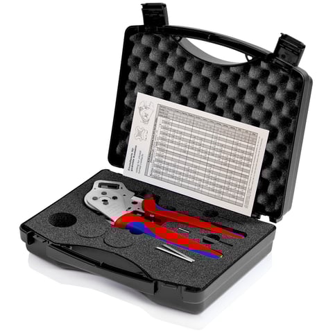 某フィールドテスター Four-Mandrel Crimping Pliers for turned contacts | KNIPEX