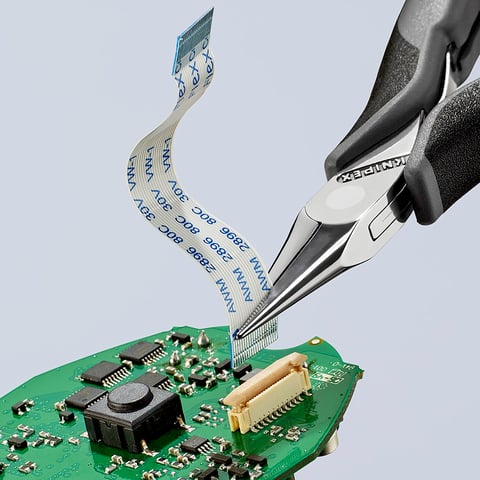 Elektronik-Greifzange ESD Mit durchgestecktem Gelenk | 35 22 115 ESD