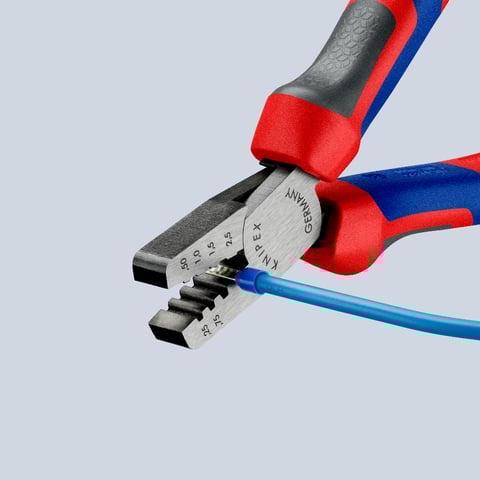 Crimping Pliers for wire ferrules | KNIPEX