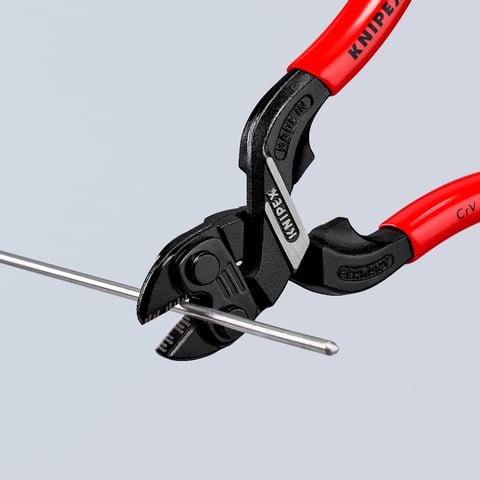 KNIPEX CoBolt® S Tăietor compact pentru bolțuri Cu degajare în muchia de tăiere | 71 31 160