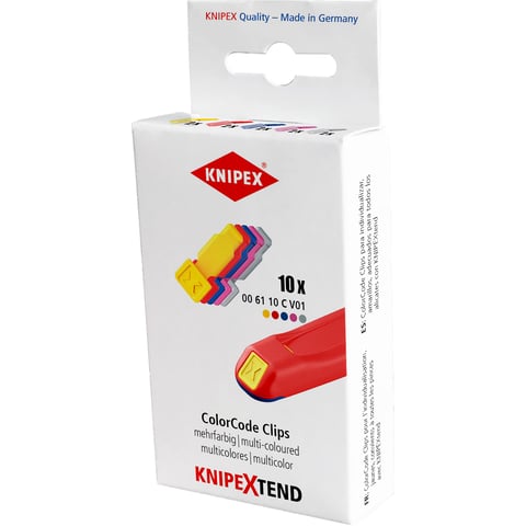Klipsy ColorCode mix kolorów 1 (10 sztuk) | 00 61 10 C V01